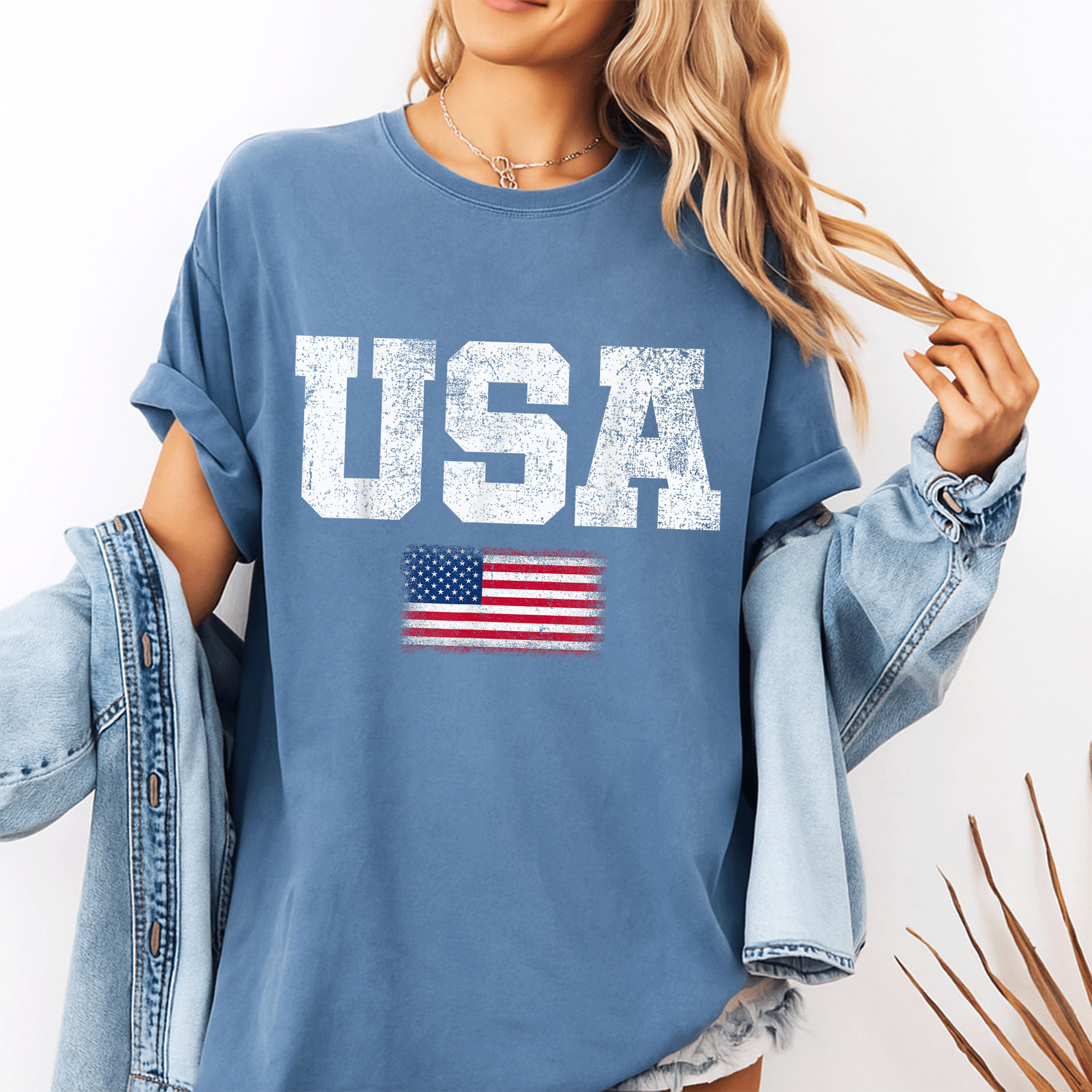 USA Patriotic T-Shirt for Men and Women Featuring American Flag Perfect for July 4th Celebrations, Festive and Fun Design - 10