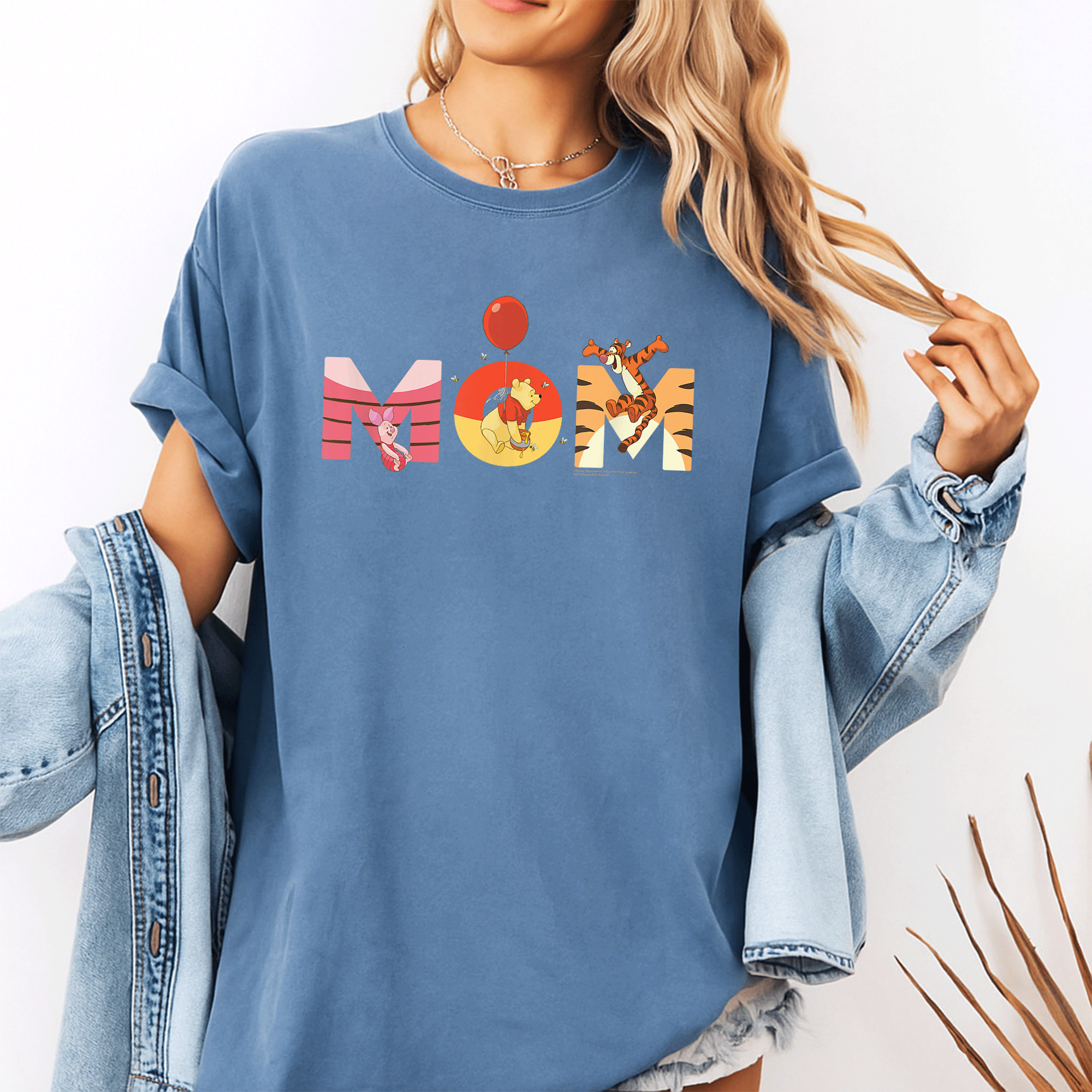 Adorable Disney Winnie the Pooh and Friends T-Shirt for Moms - Perfect Mother's Day Birthday Gift - 10