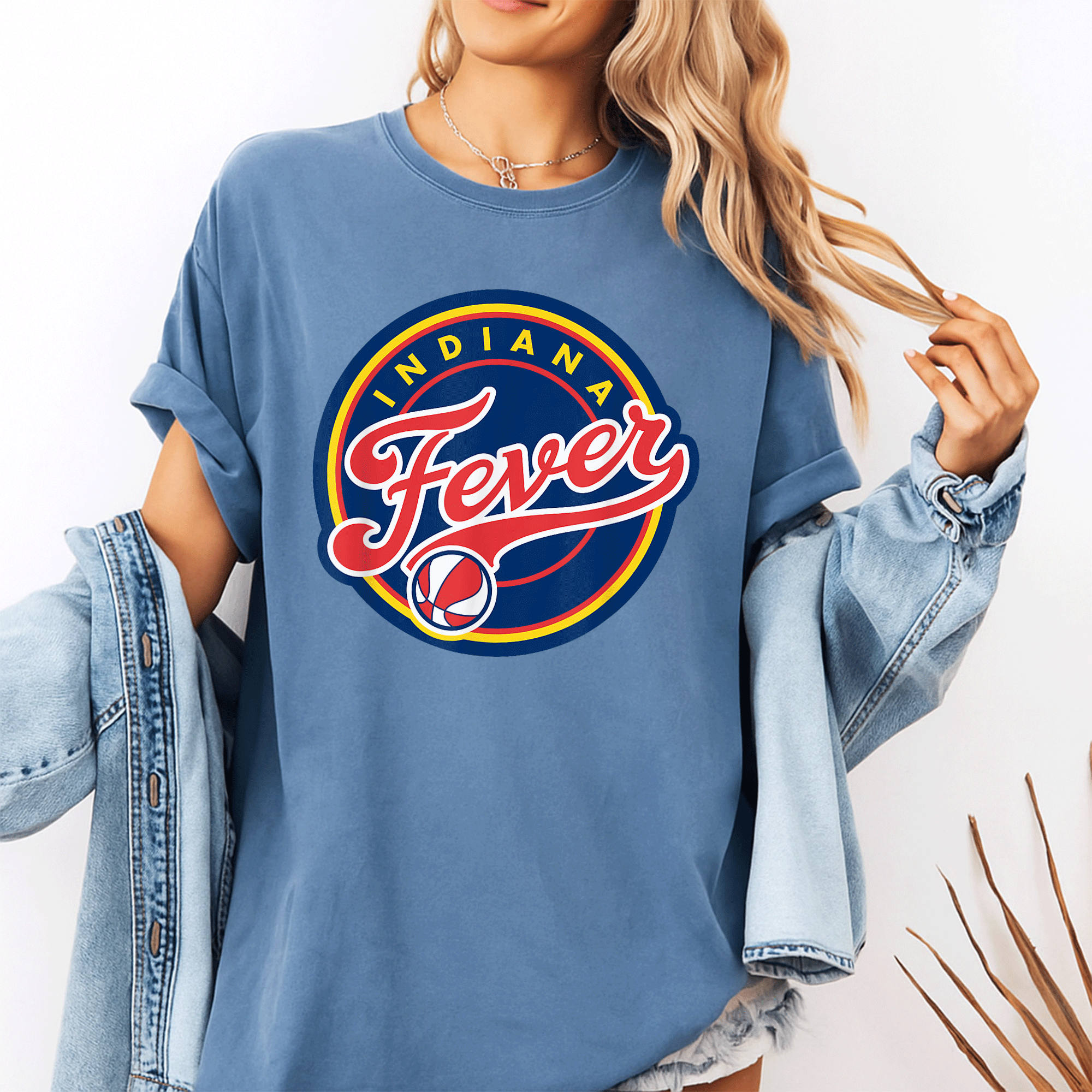 WNBA Indiana Fever Logo T-Shirt for Fans, Comfy and Stylish Sports Apparel, Perfect for Game Day and Casual Wear - 10