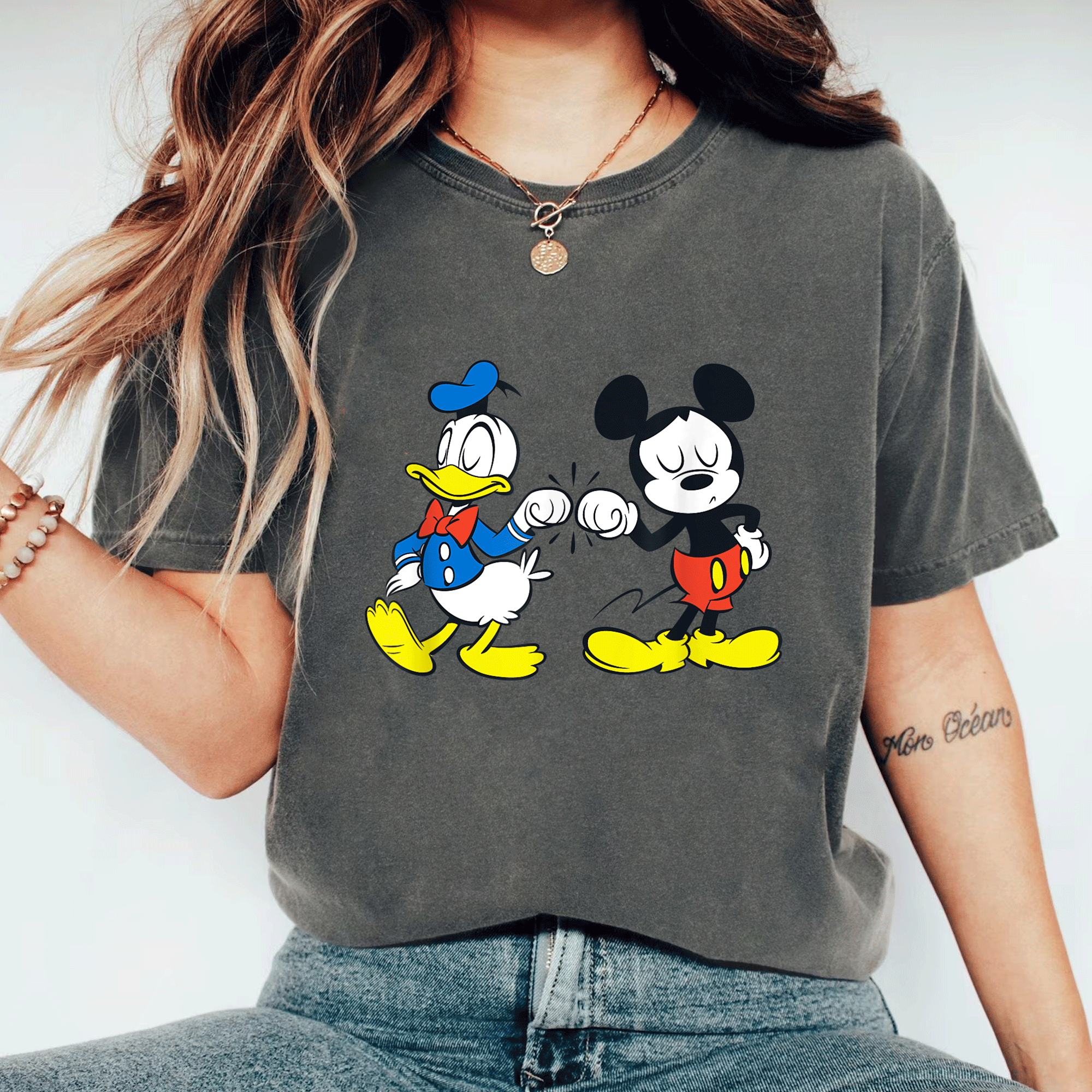 Disney Mickey Mouse and Donald Duck Best Friends T-Shirt for Kids and Adults - Fun and Colorful Graphic Tee Design - 11