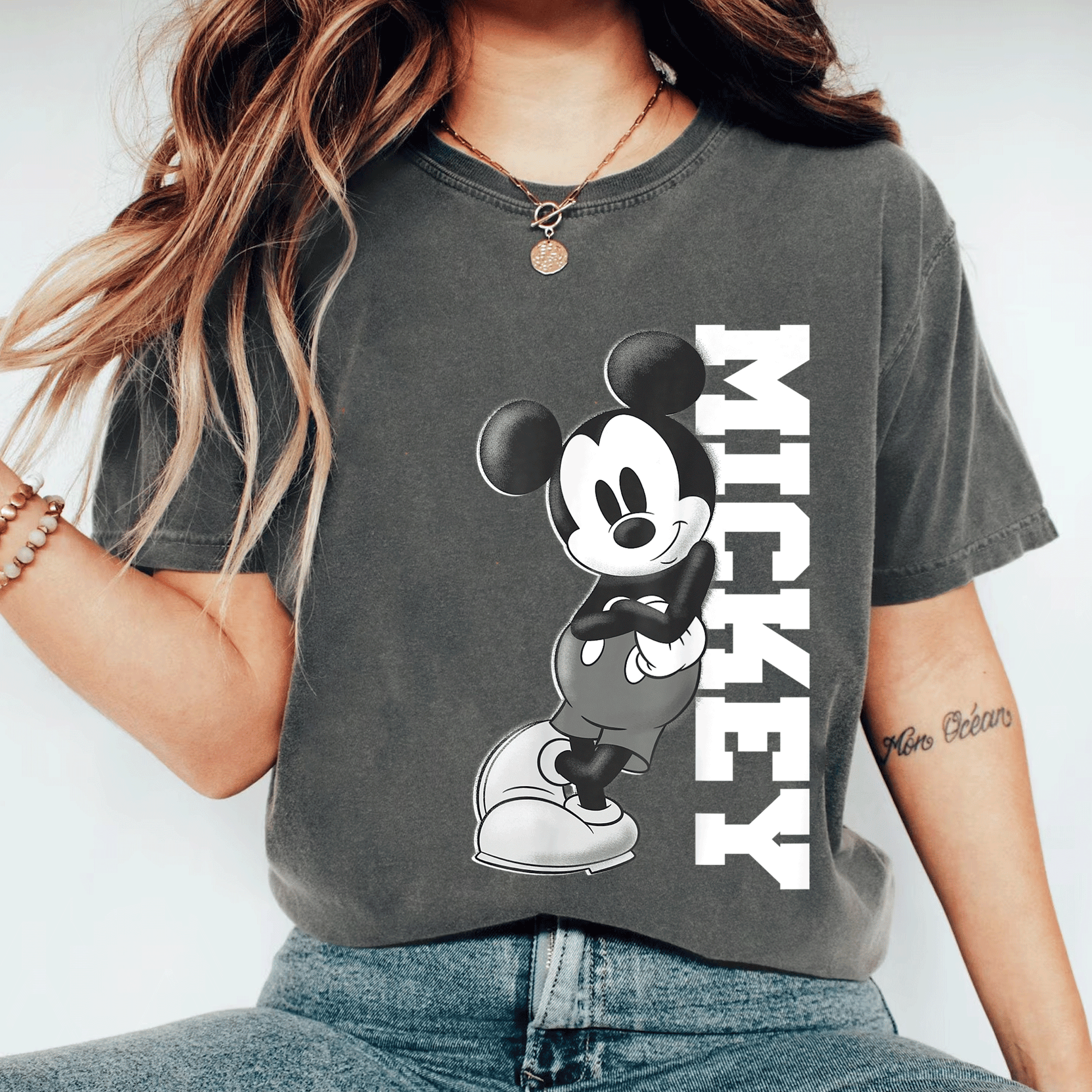 Disney Mickey And Friends Mickey Mouse Lean T-Shirt - Fun and Stylish Graphic Tee Featuring Iconic Mickey Mouse Design - 11