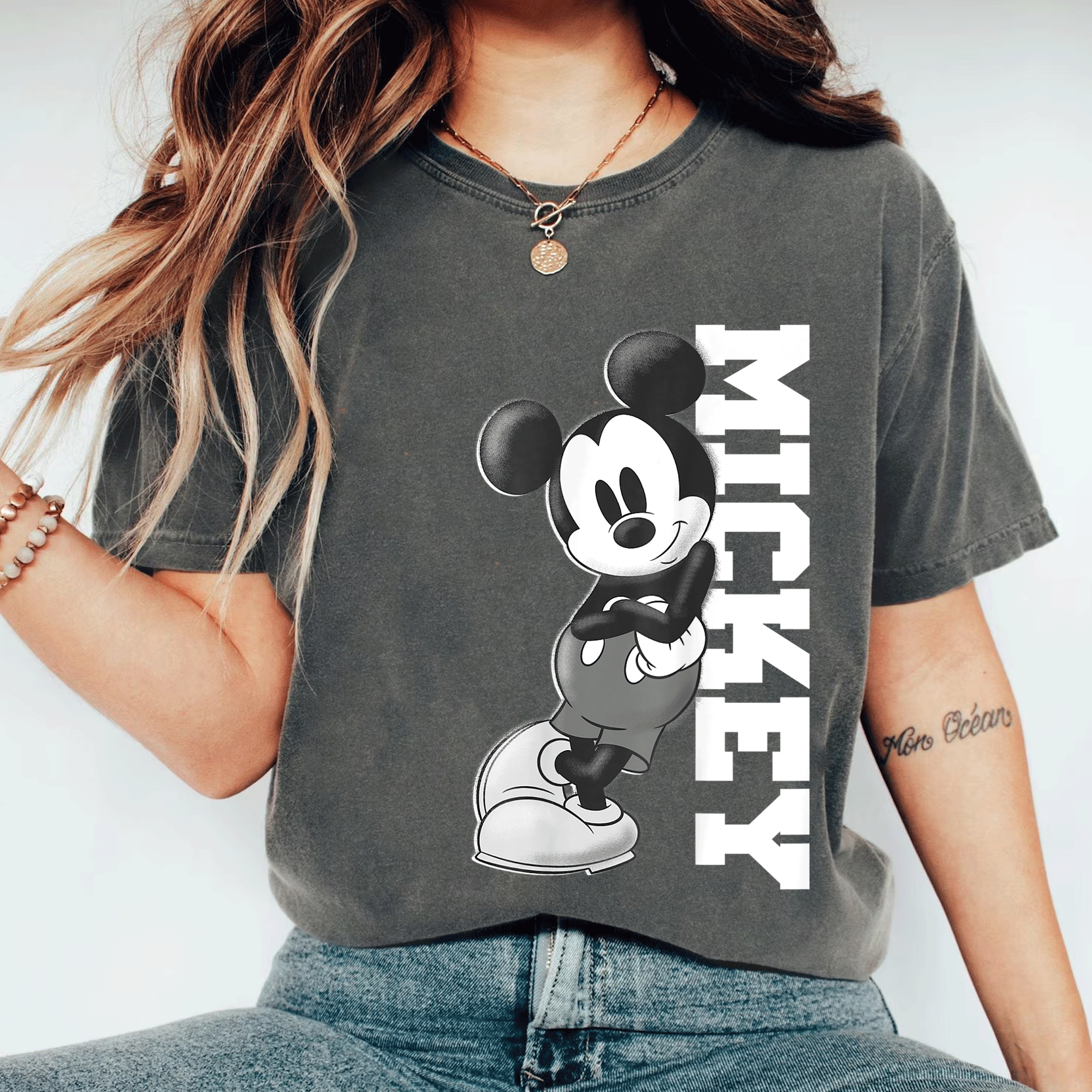 Disney Mickey And Friends Mickey Mouse Lean T-Shirt - Fun and Stylish Graphic Tee Featuring Iconic Mickey Mouse Design - 11