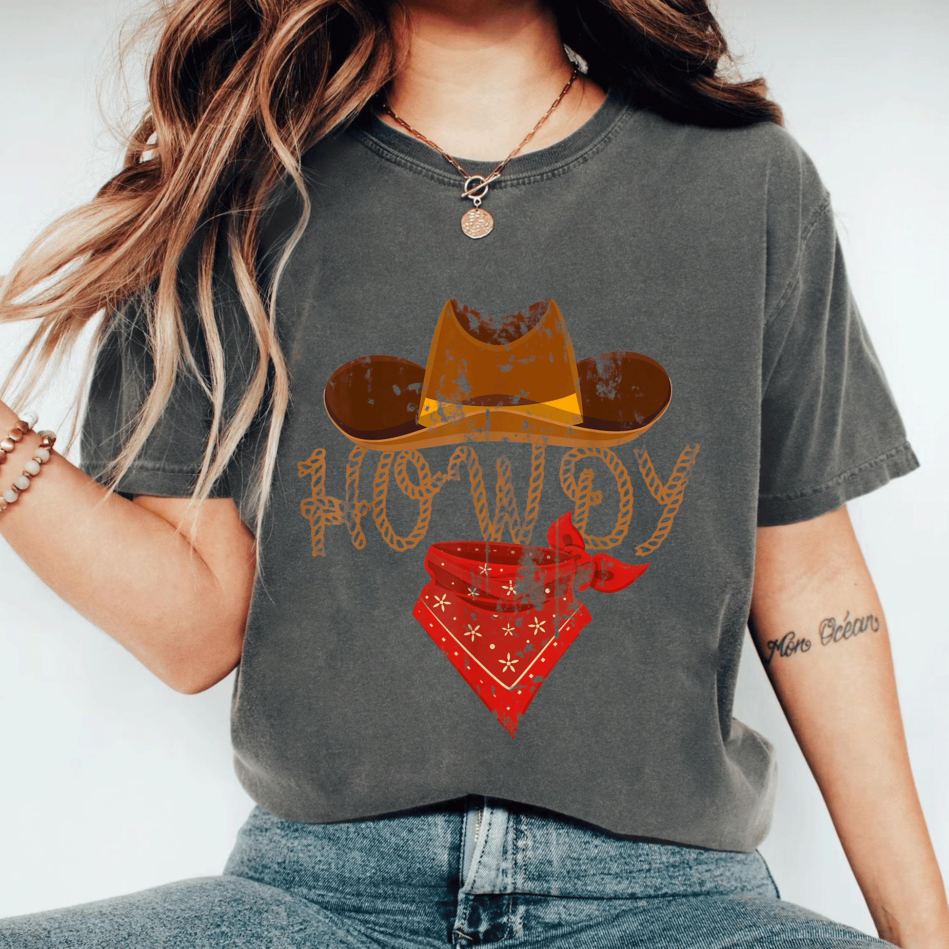 Howdy Cowboy T-Shirt for Men and Women Featuring a Fun Western Graphic, Perfect for Casual Wear and Country Lovers - 11