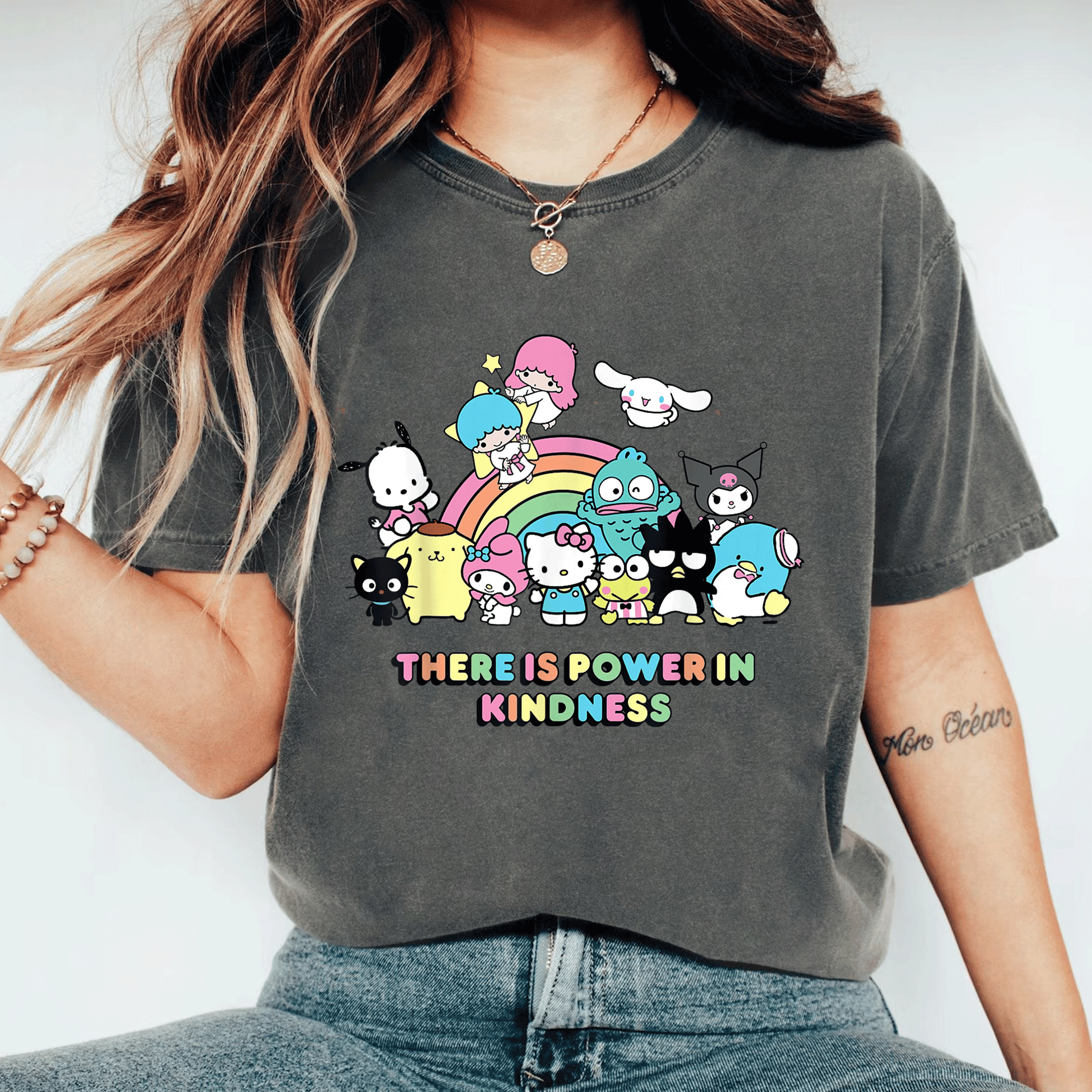 Hello Kitty and Friends Cute T-Shirt - Embrace Kindness with Adorable Design Perfect for Kids and Fans of All Ages - 11