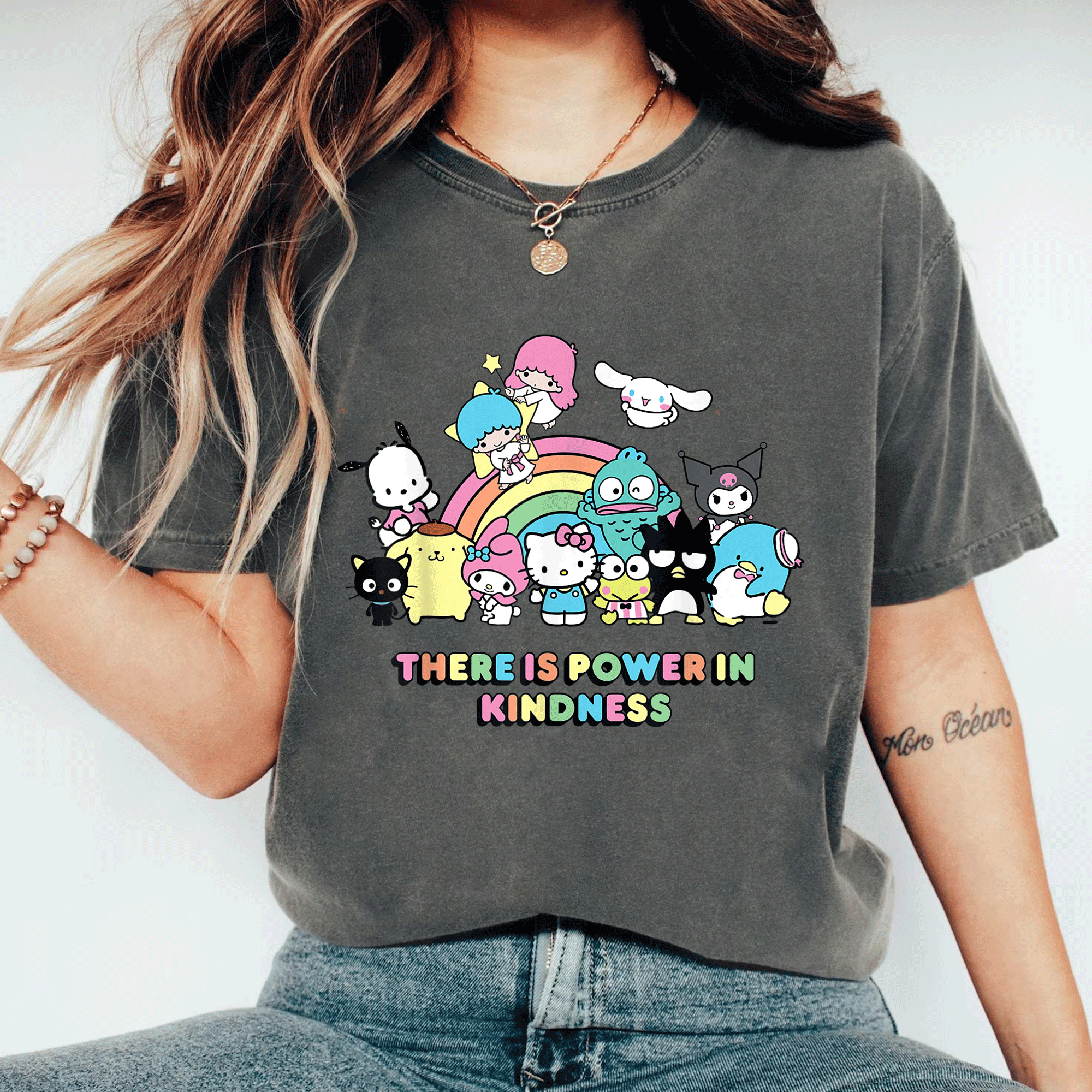 Hello Kitty and Friends Cute T-Shirt - Embrace Kindness with Adorable Design Perfect for Kids and Fans of All Ages - 11