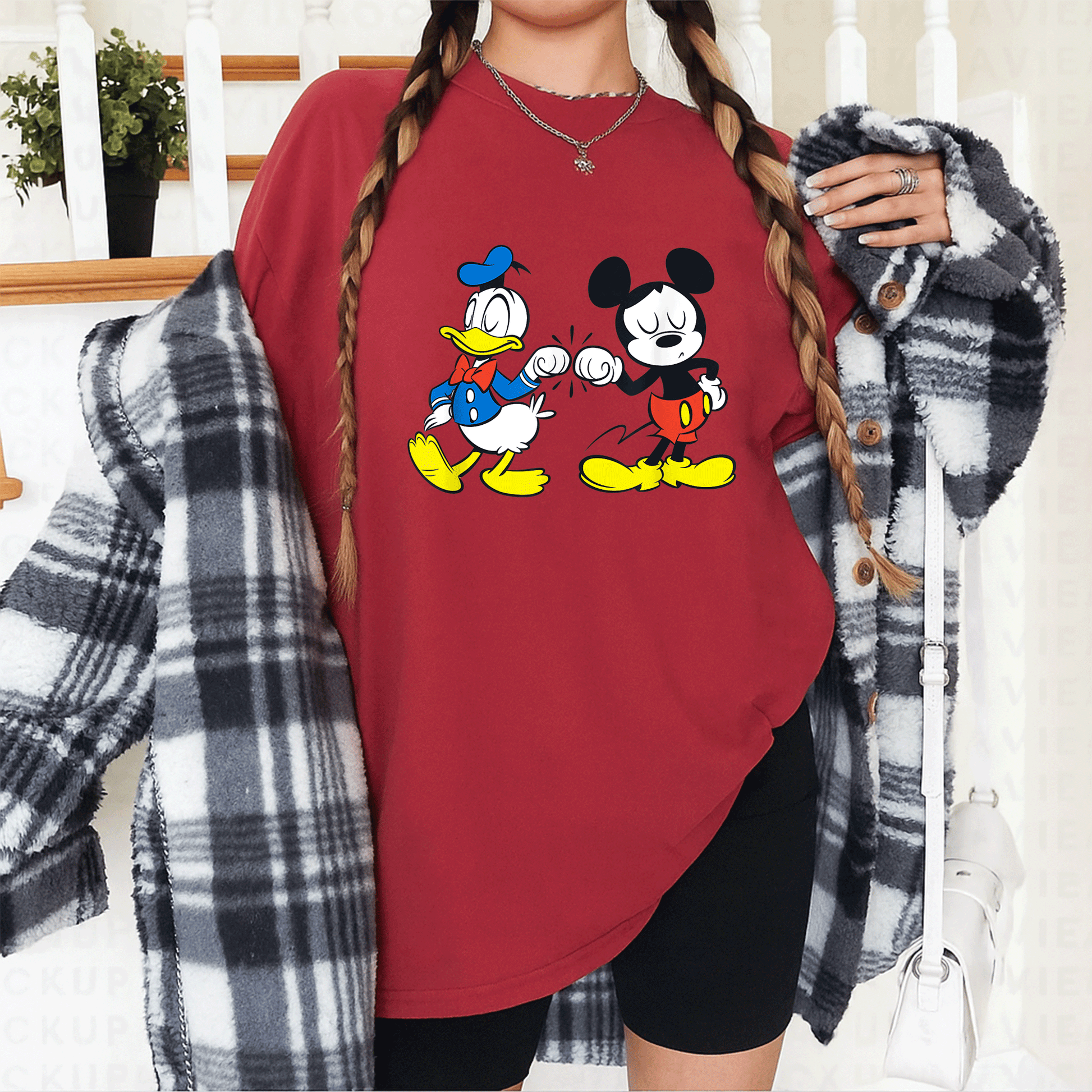 Disney Mickey Mouse and Donald Duck Best Friends T-Shirt for Kids and Adults - Fun and Colorful Graphic Tee Design - 12
