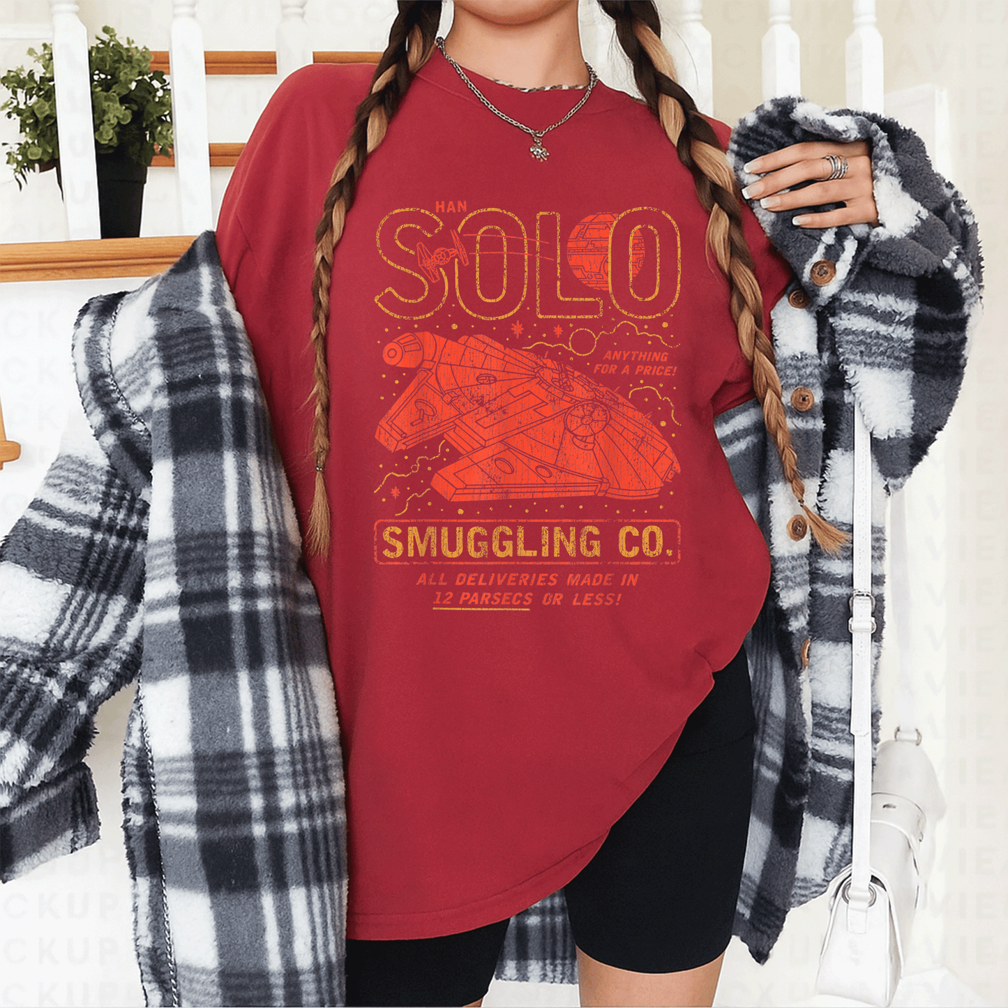Star Wars Han Solo Smuggling Co T-Shirt Featuring Iconic Design for Fans of the Galaxy's Most Notorious Smuggler - 12