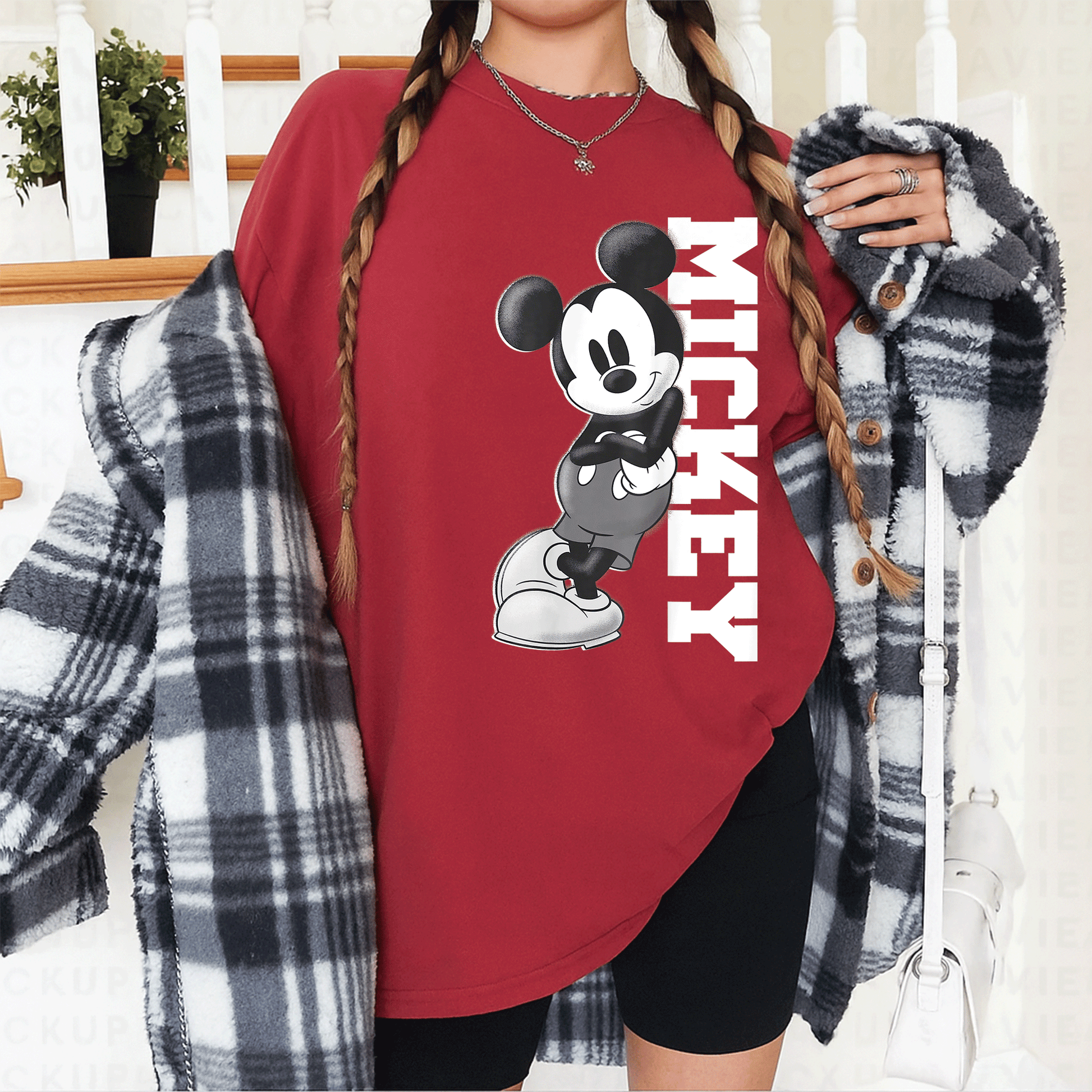 Disney Mickey And Friends Mickey Mouse Lean T-Shirt - Fun and Stylish Graphic Tee Featuring Iconic Mickey Mouse Design - 12