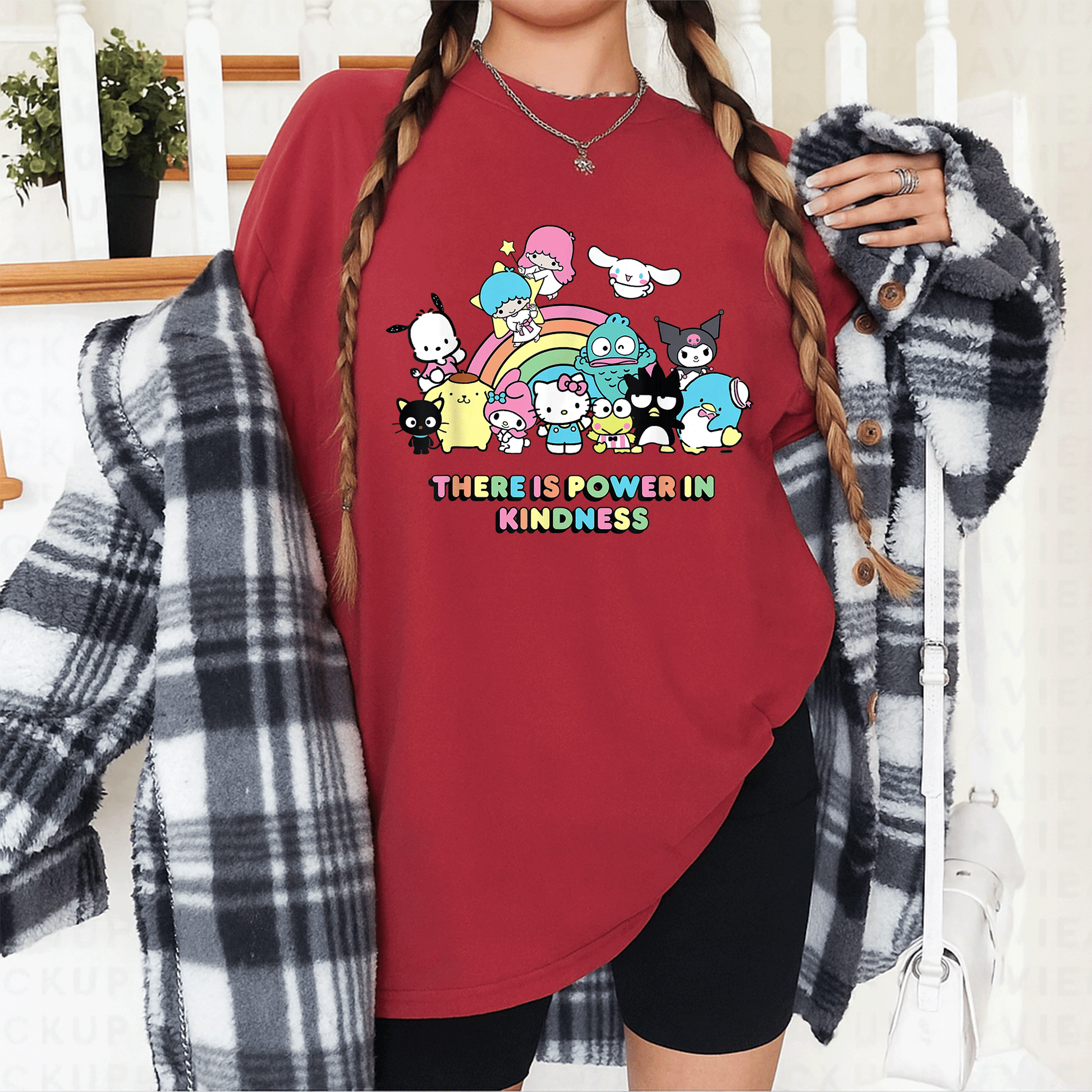 Hello Kitty and Friends Cute T-Shirt - Embrace Kindness with Adorable Design Perfect for Kids and Fans of All Ages - 12
