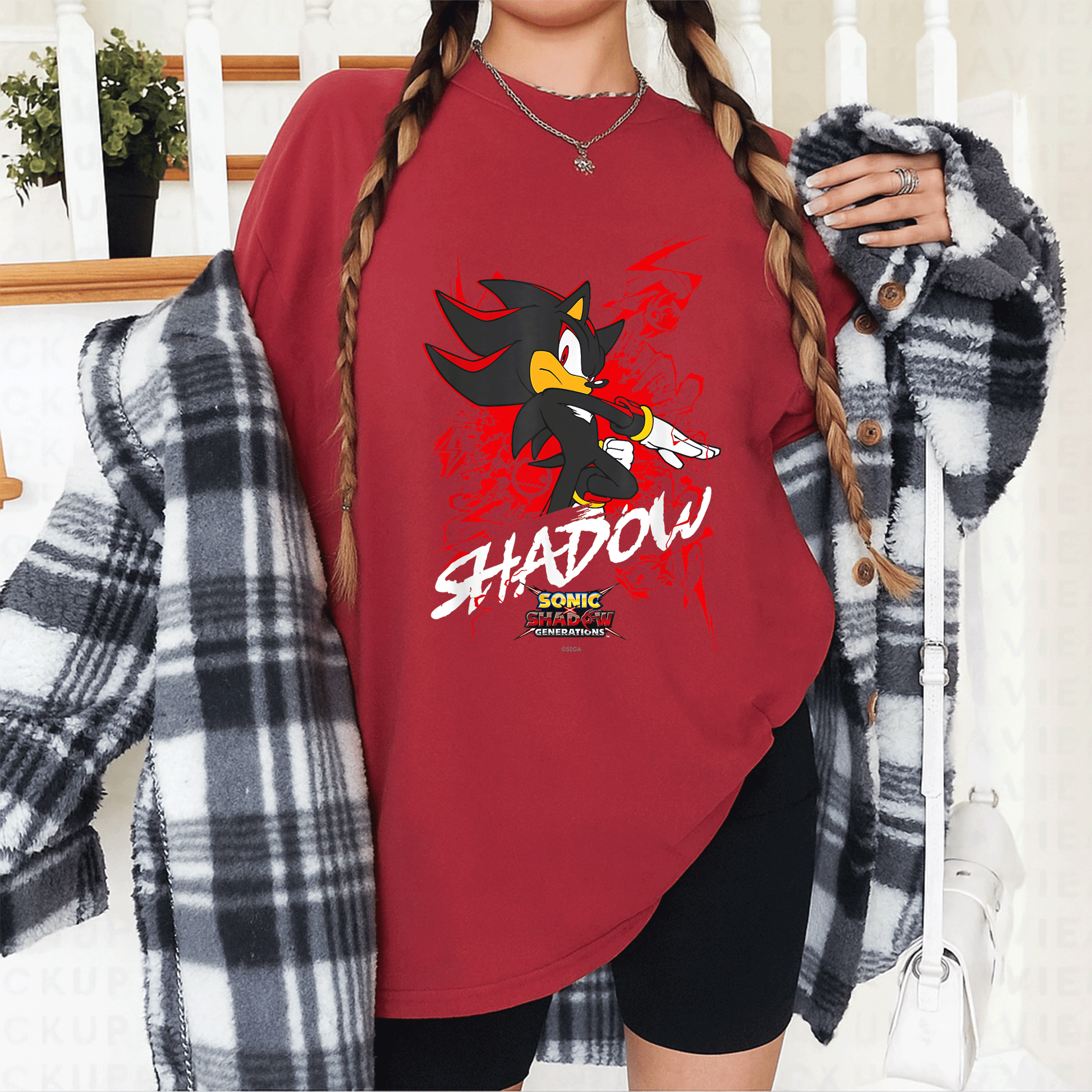 Sonic the Hedgehog Shadow T-Shirt Featuring Epic Sonic X Shadow Generations Design – Perfect for Fans and Collectors! - 12